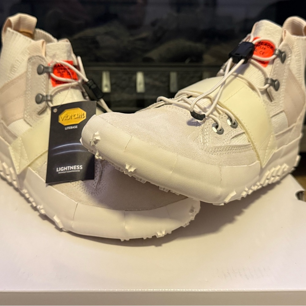 Brandblack Cream High-Top Athletic Shoes